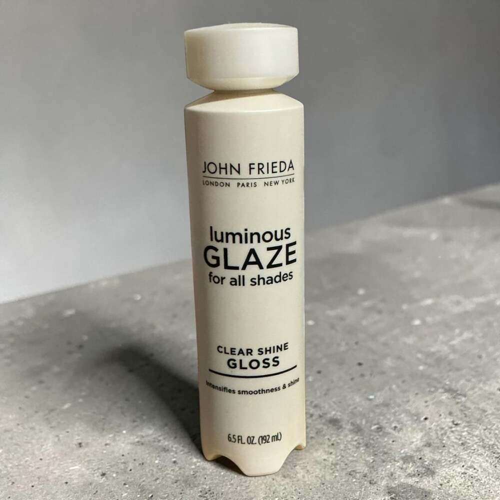 John Frieda Luminous Glaze Clear Shine Gloss for All Shades 6.5 fl oz